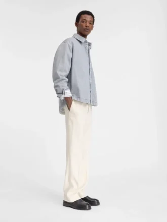 Das Boulanger-Hemd Puffiges Denim-Overshirt