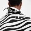 Das Cuadro-Hemd Asymmetrisches Hemd mit Zebra-Arty-Print