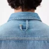 Das Denimhemd von Simon de-Nîmes Gerades Denimhemd