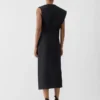 Das Drap-Kleid Asymmetrisches Etuikleid
