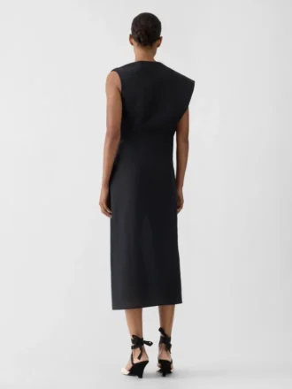 Das Drap-Kleid Asymmetrisches Etuikleid