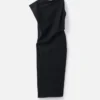 Das Drap-Kleid Asymmetrisches Etuikleid