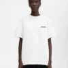 Das Dubai-Adress-T-Shirt Kurzarm-T-Shirt mit aufgedruckter Adresse und Logo