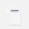 Das Dubai-Adress-T-Shirt Kurzarm-T-Shirt mit aufgedruckter Adresse und Logo