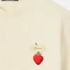 Das Erdbeer-T-Shirt Logo-T-Shirt mit Erdbeer-Aufnäher