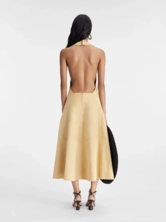 Das Favola-Kleid Wildleder-Halterkleid