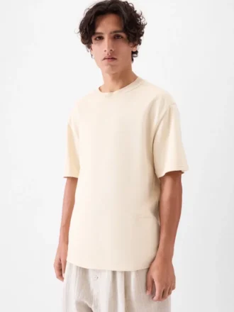 Das Fino Kurzarm-T-Shirt 50er-Jahre-Logo-T-Shirt