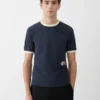 Das Gio T-Shirt Kurzärmeliges T-Shirt mit gesticktem Aufnäher