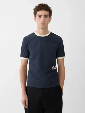 Das Gio T-Shirt Kurzärmeliges T-Shirt mit gesticktem Aufnäher