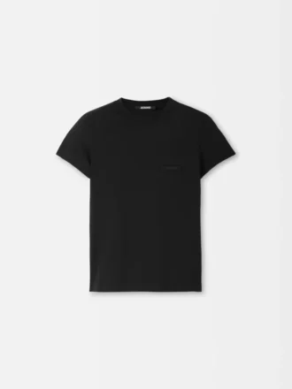 Das Gros Grain Kurzarm-T-Shirt Grosgrain-Logo-T-Shirt