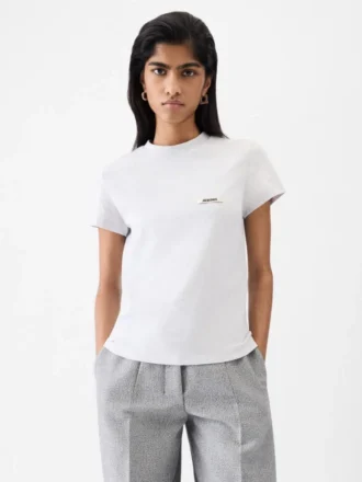 Das Gros Grain Kurzarm-T-Shirt Grosgrain-Logo-T-Shirt
