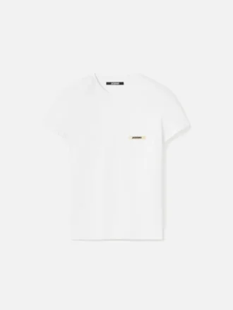 Das Gros Grain Kurzarm-T-Shirt Grosgrain-Logo-T-Shirt
