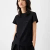 Das Gros Grain Kurzarm-T-Shirt Grosgrain-Logo-T-Shirt