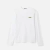 Das Gros Grain Langarm-T-Shirt Langarm-T-Shirt mit Grosgrain-Logo