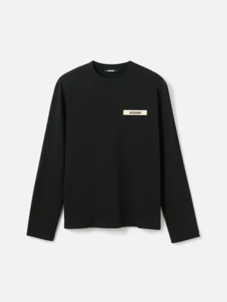 Das Gros Grain Langarm-T-Shirt Langarm-T-Shirt mit Grosgrain-Logo