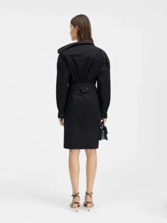 Das Hemdkleid Asymmetrisches Mini-Hemdkleid
