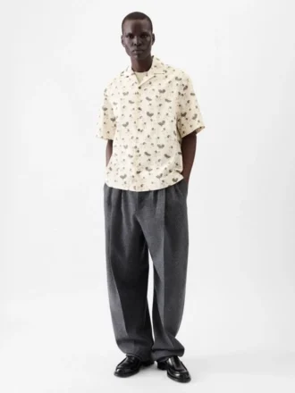 Das Jeanshemd Bowlinghemd mit Entenprint