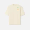 Das Karotten-T-Shirt Logo-T-Shirt mit Karottenaufnäher Das Karotten-T-Shirt Logo-T-Shirt mit Karottenaufnäher