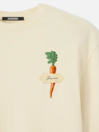 Das Karotten-T-Shirt Logo-T-Shirt mit Karottenaufnäher