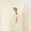 Das Karotten-T-Shirt Logo-T-Shirt mit Karottenaufnäher Das Karotten-T-Shirt Logo-T-Shirt mit Karottenaufnäher