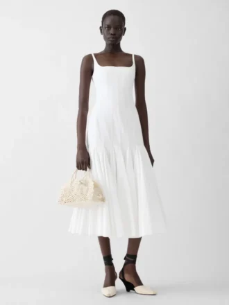 Das Kleid Agave Ausgestelltes Midikleid