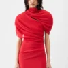 Das Kleid Castagna Drapiertes Minikleid