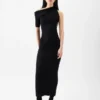 Das Kleid „Drapeado” Drapiertes Midikleid