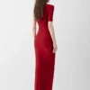 Das Kleid „Drapeado” Drapiertes Midikleid