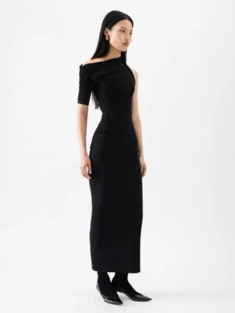 Das Kleid „Drapeado” Drapiertes Midikleid