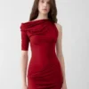 Das Kleid „Drapeado” Drapiertes Midikleid