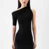 Das Kleid „Drapeado” Drapiertes Midikleid