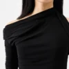 Das Kleid „Drapeado” Drapiertes Midikleid