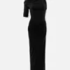 Das Kleid „Drapeado” Drapiertes Midikleid