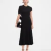 Das Kleid Salerno Asymmetrisches, drapiertes Kleid