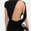 Das Kleid Salerno Asymmetrisches, drapiertes Kleid