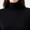 Das Kleid Spallina Drapiertes Rollkragenkleid
