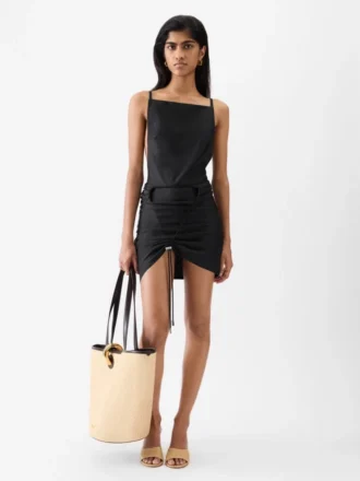Das Kleid Spiaggia Kleid mit quadratischem Ausschnitt und integriertem Body