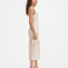 Das Kleid Valérie Ausgefranstes, tailliertes Kleid