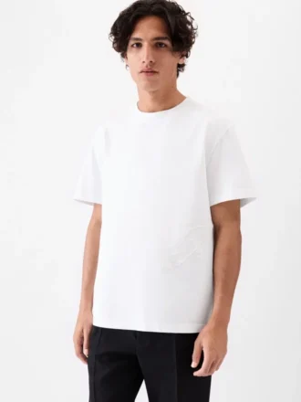 Das Kurzarm-T-Shirt J T-Shirt mit gesticktem Monogramm
