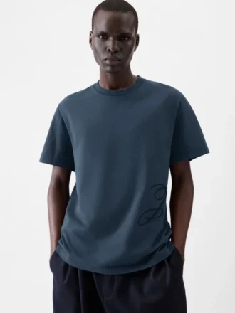 Das Kurzarm-T-Shirt J T-Shirt mit gesticktem Monogramm