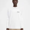 Das Langarm-T-Shirt mit Montaigne-Adresse Langarm-T-Shirt mit aufgedruckter Adresse und Logo – exklusiv online und in unserem Pariser Store erhältlich