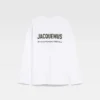 Das Langarm-T-Shirt mit Montaigne-Adresse Langarm-T-Shirt mit aufgedruckter Adresse und Logo – exklusiv online und in unserem Pariser Store erhältlich