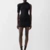 Das Mini-Kleid „Drapeado” Drapiertes Mini-Kleid