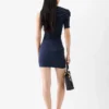 Das Mini-Kleid „Drapeado” Drapiertes Mini-Kleid