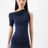 Das Mini-Kleid „Drapeado” Drapiertes Mini-Kleid
