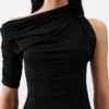 Das Mini-Kleid „Drapeado” Drapiertes Mini-Kleid