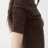 Das Mini-Kleid „Drapeado” Drapiertes Mini-Kleid