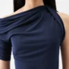 Das Mini-Kleid „Drapeado” Drapiertes Mini-Kleid
