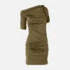 Das Mini-Kleid „Drapeado” Drapiertes Mini-Kleid