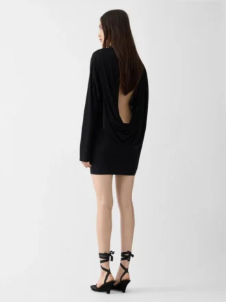 Das Mistral-Kleid Kleid mit Wasserfallausschnitt am Rücken